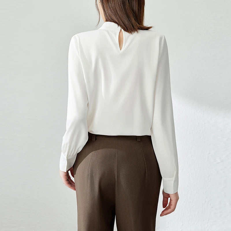 Noelle Tie-Neck Blouse